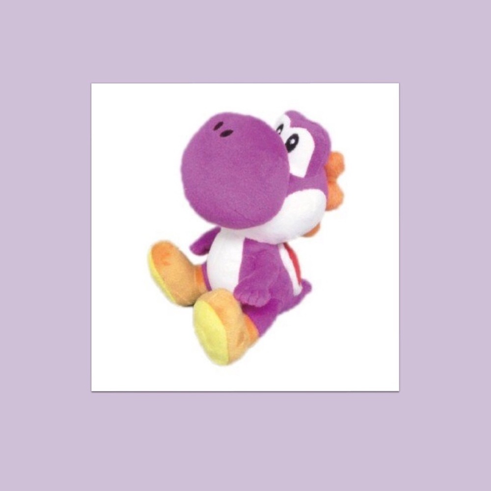 Purple yoshi key chain